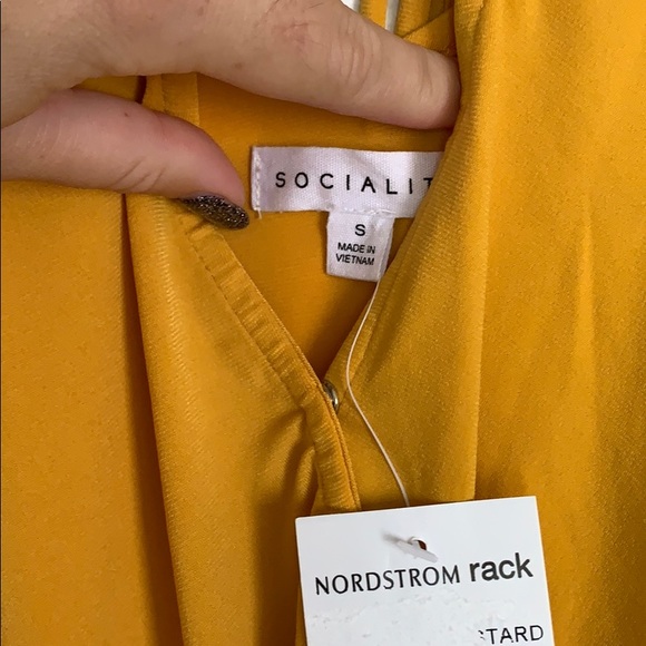 Socialite Mustard Yellow Strappy Tank - Picture 8 of 8